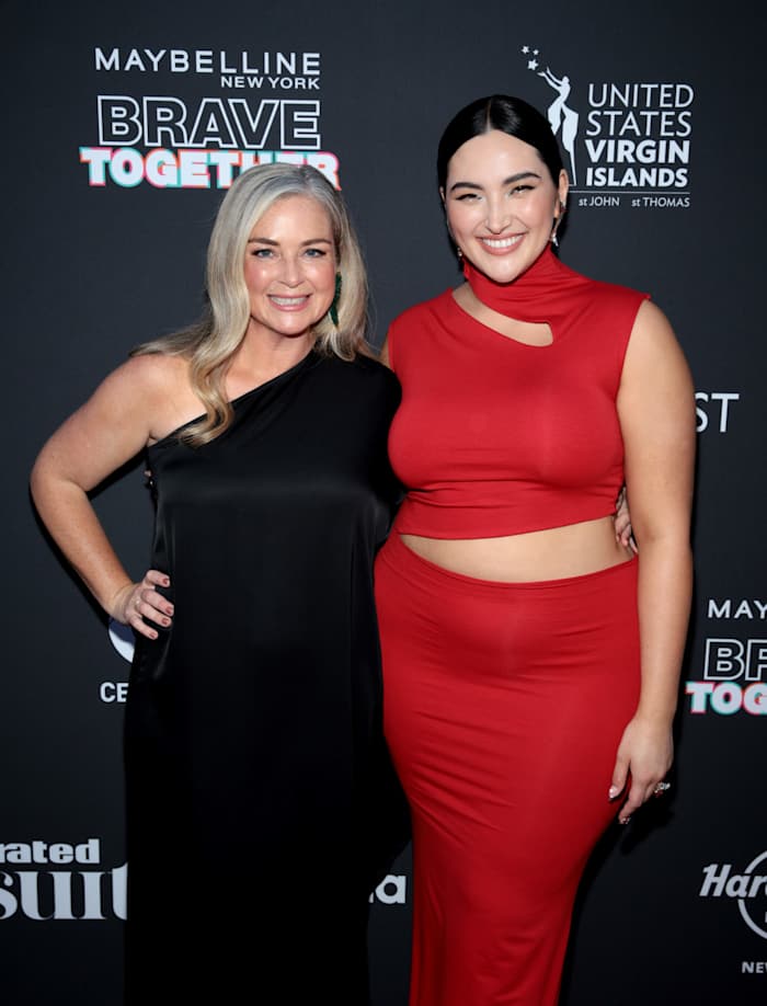 SI Swimsuit editor in chief MJ Day and 2022 cover model Yumi Nu